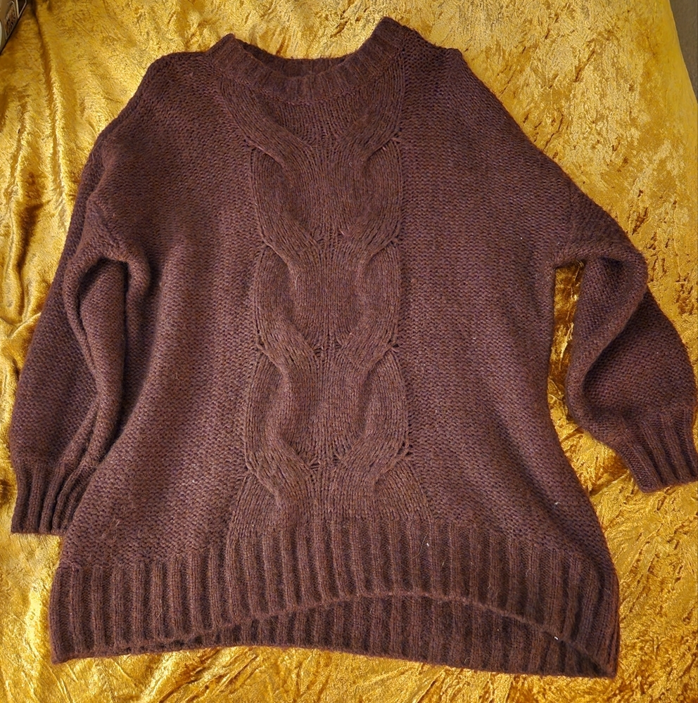 Aerie đ Wool Blend Oversized Happy Place Cable - Picture 4 of 8
